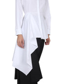 Chemise asymétrique Alexander Mc Queen