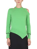 Alexander Mc Queen Sweater With Bare Shoulders