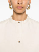 Loulou Studio ärmellose Kastenbluse