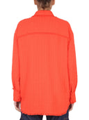 Msgm Camicia Con Frange