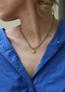 Hermina Athen Knossos charme aventurin halskæde