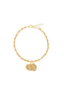 Hermina Athen Knossos Charm & Phaistos Cord Armbånd