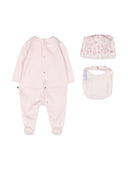Philipp Plein Romper, Bib And Bonnet