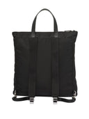 Prada Re Nylon Saffiano Leather Tote Bag