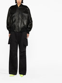 The Attico Leather Bomber Jacket