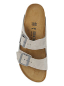 Birkenstock Arizona Stone Coin, Suede Leather