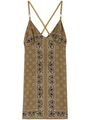 Palm Angels Paisley Print Slip Dress