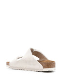 Birkenstock Arizona Sfb Antique White, Suede Leather