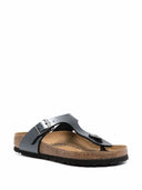 Birkenstock Gizeh Metallic Black, Birko Flor