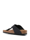 Birkenstock Gizeh Big Buckle Black, Nubuck Leather