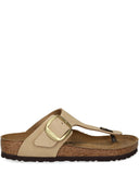 Birkenstock Gizeh Big Buckle Sandcastle, Nubuck Leather