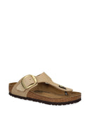 Birkenstock Gizeh Big Buckle Sandcastle, Nubuck Leather