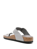Birkenstock Gizeh Big Buckle Shine Stone Coin, Natural Lea