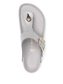 Birkenstock Gizeh Big Buckle Shine Stone Coin, Natural Lea