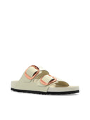Birkenstock Arizona Big Buckle Exq Shine Ecru, Natural Leather