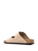 Birkenstock Arizona Big Buckle Sandcastle, nubuck läder