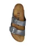 Birkenstock Arizona Metallic Black, Birko Flor