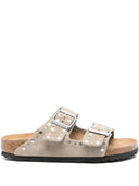 Birkenstock Arizona Rivet Taupe, pelle scamosciata