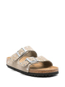 Birkenstock Arizona Rivet Taupe, pelle scamosciata