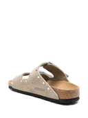 Birkenstock Arizona Rivet Taupe, pelle scamosciata