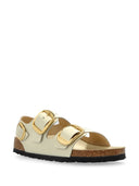 Birkenstock Milano Big Buckle Shine Ecru, Natural Lea