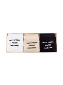 Drole De Monsieur Slogan Socks Pack