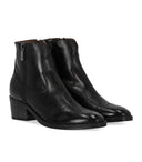 Duccio Del Duca Black Texan Heeled Ankle Boot