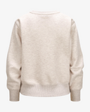Anine Bing Harry Shrunken Sweatshirt La Oatmeal Melange