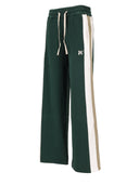 Palm Angels Monogram Colorblock Jogginghose Dunkelgrün