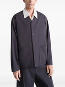 Lemaire Collarless Overshirt