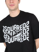 Dsquared logo print t shirt