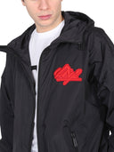 Kurtka dsquared z logo łatką