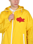 Dsquared jakke med logo patch