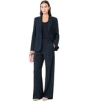 Max Mara Weekend Lamine Blue Single Blazer