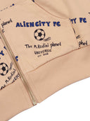 Mini Rodini Alien City Fc Aop Zip Hoodie