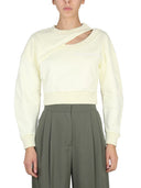 Alexander Mc Queen Cropped Sweatshirt