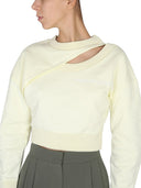 Alexander Mc Queen Cropped Sweatshirt