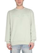Sweat-shirt Alexander Mc Queen avec broderie de logo