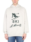 Sweat-shirt Bally Curling avec imprimé