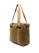 Filson Tin Cloth Tote Bag With Zipper