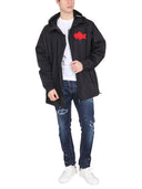 Kurtka dsquared z logo łatką