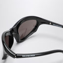 Balenciaga Bat Rectangle Sunglasses Black