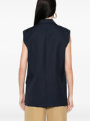 Theory Boxy Os Vest.Wool Ho