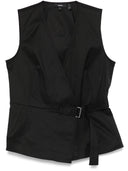 Theory Sl V Wrap Top.Cotton