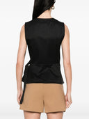 Theory Sl V Wrap Top.Cotton