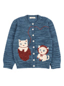 Misha & Puff - Cardigan trois petits chatons