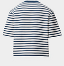 Ami Teeshirt Boxy Fit Mariniere Manches Courtes Avec Patch Ami De Coeur