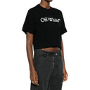 Off White Off White Big Bookish Logo Top recortado