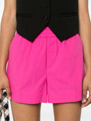 Parosh Elasticated Waist Cotton Shorts