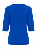 La Rose La Rose Maglia 3/4 Cashmere Bluette